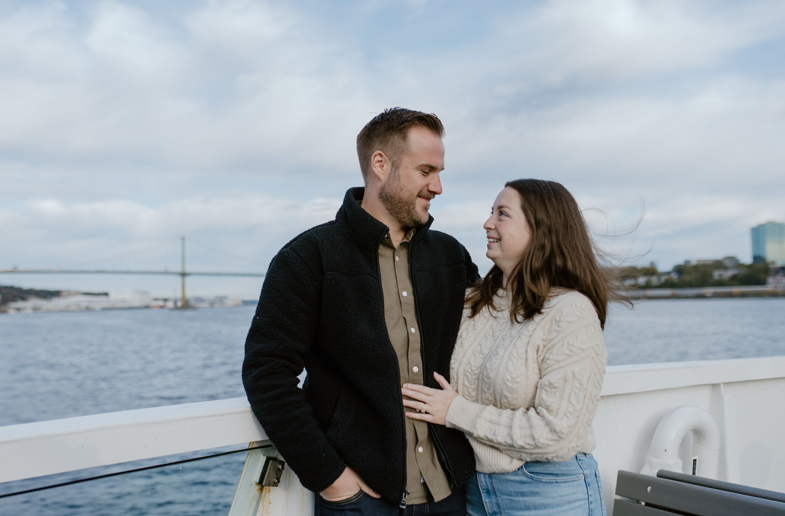 Dartmouth Ferry, Alderney Ferry, Sunrise Engagement Session, Halifax Photographer, Elopement Photographer, Nova Scotia, Engagement