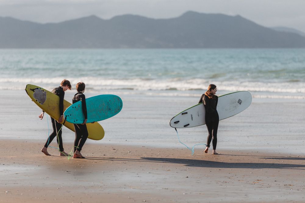 Surf Coromandel - learn to surf lessons by Jenna James Photographer