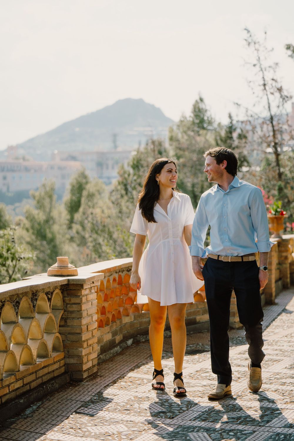 Just engaged couple in Sicily