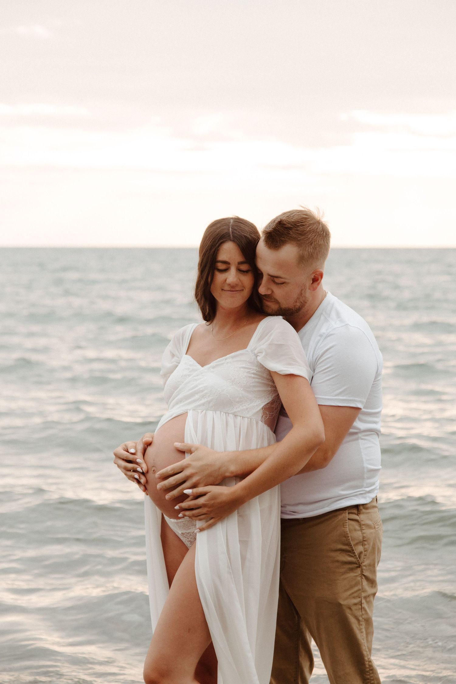 beach maternity on lake huron