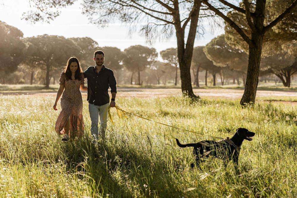 Close up of couple holding hands with engagement ring during romantic photoshoot in Sesimbra Portugal