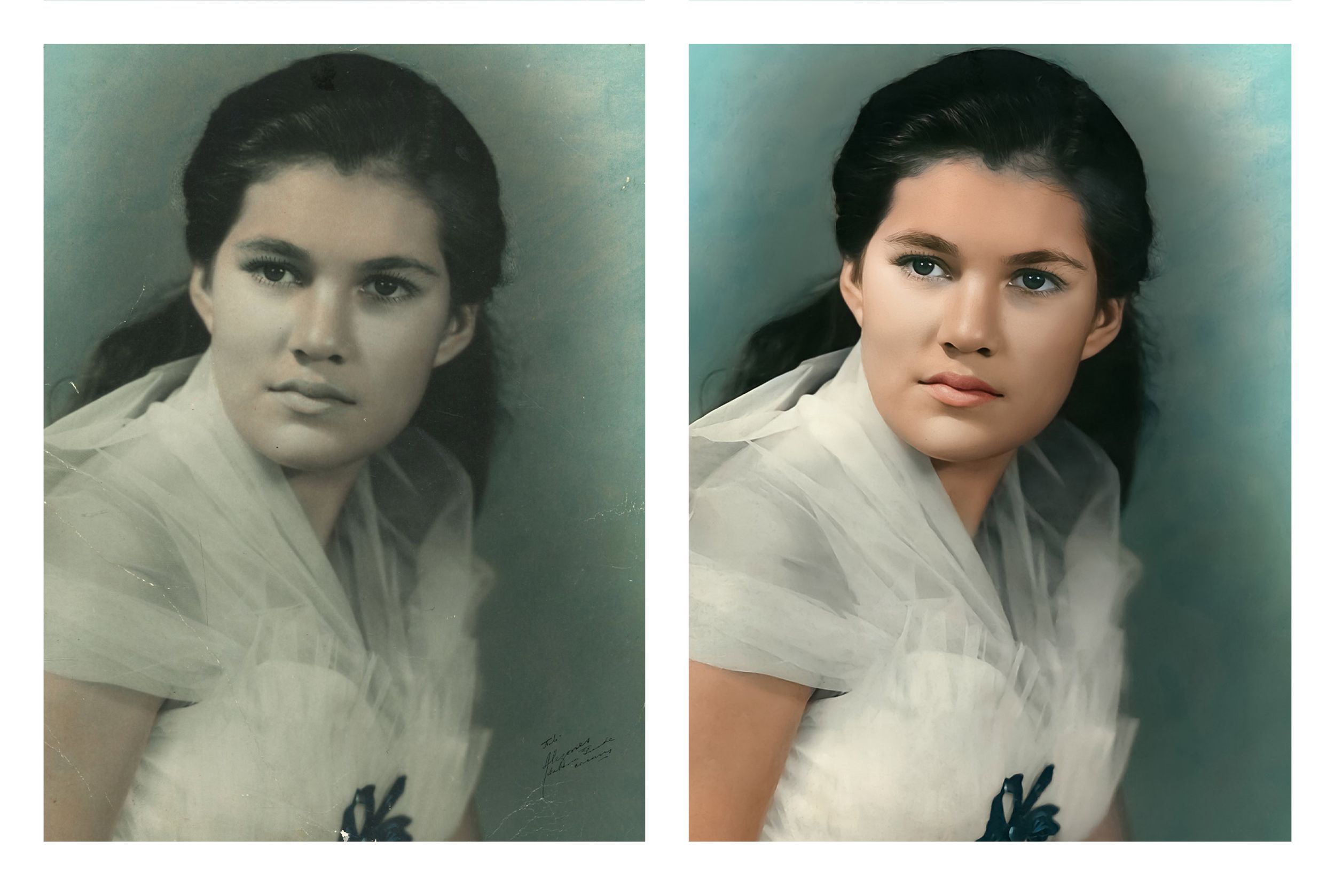 Vintage photo restoration in Miami Dade preserving old family memories