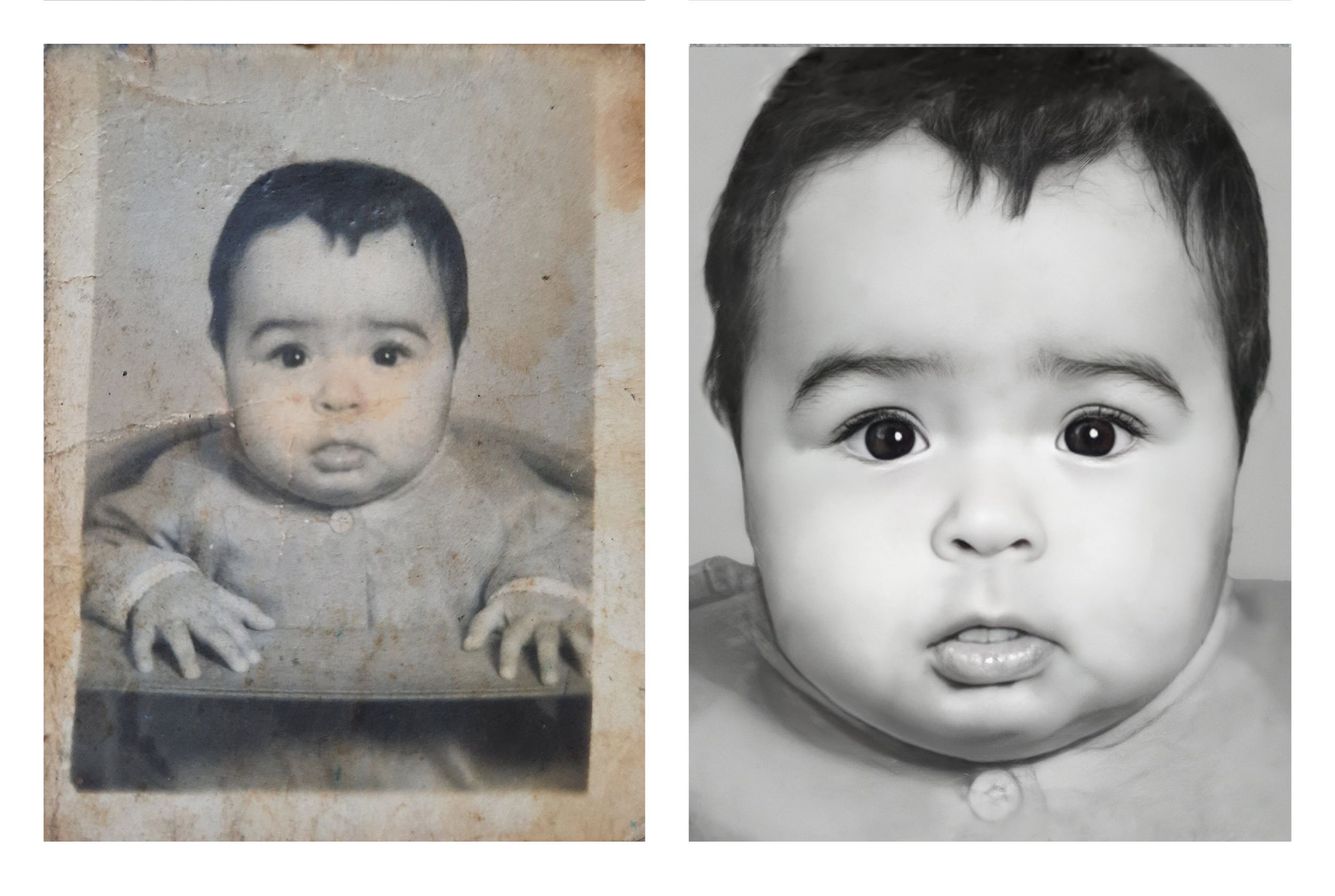 Old photo colorization in Miami bringing vintage photograph to life