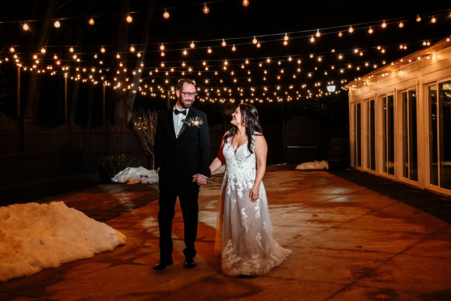 NJ wedding venue, Winter Weddings in New Jersey, Hamilton Manor wedding, New Jersey ballroom wedding, and outdoor wedding ceremony NJ.