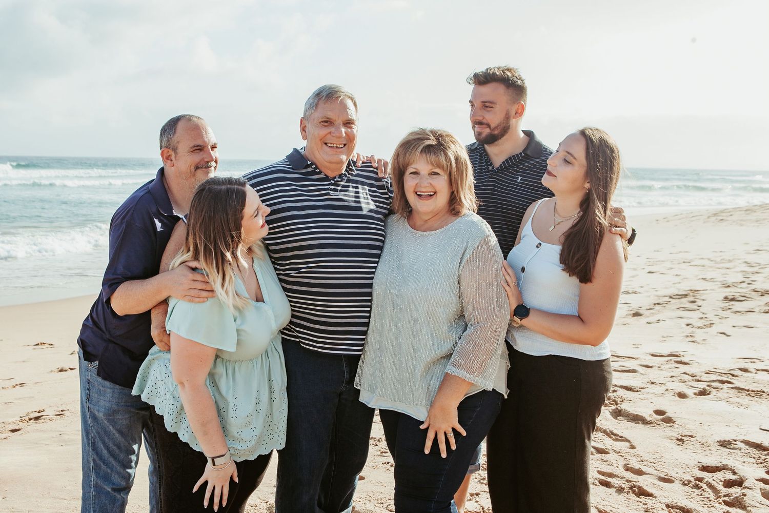 Family beach photo session in Glentana