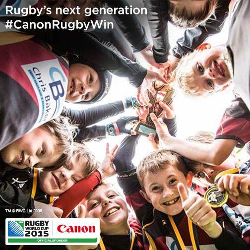 Award-winning youth rugby team image from Rugby World Cup 2015 Canon Sports Photographer competition