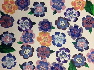 Painted flowers