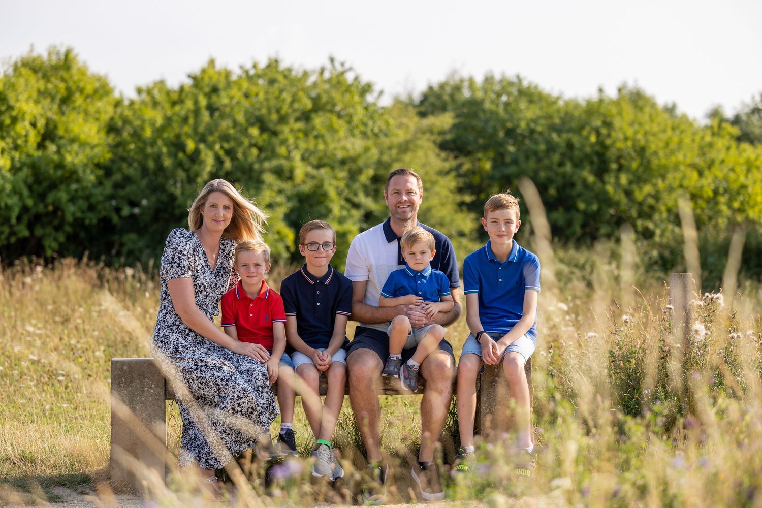 Family photo by Casual Captures Wedding Photography