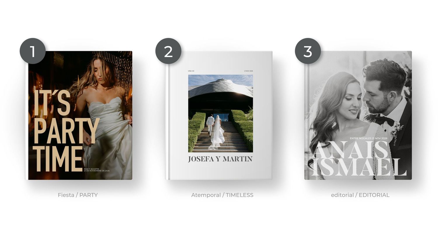 Three award-winning photography books displayed side by side including Its Party Time editorial.