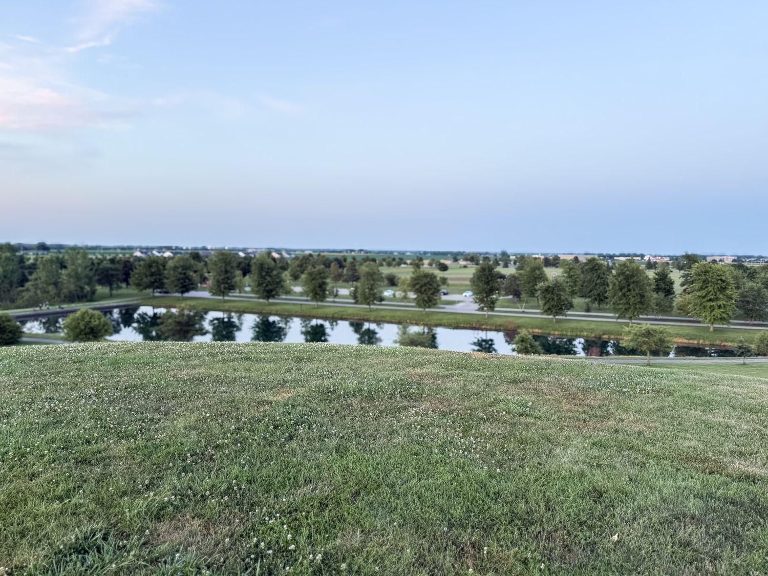 Springfield, IL showcases the top of the hill at Centennial Park, Springfield, IL
