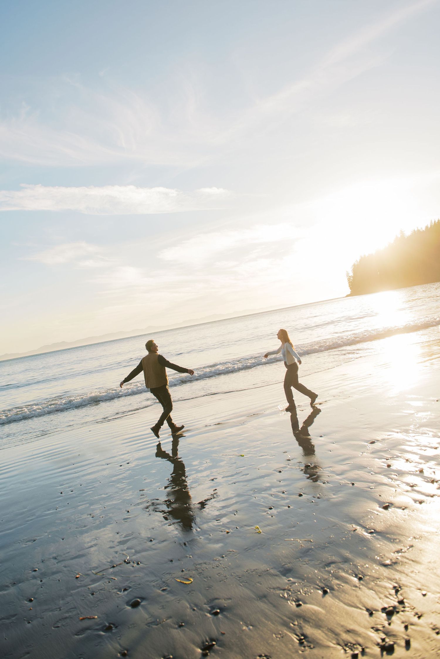 Tofino Ucluelet Elopement Wedding Photographer. Film. Documentary. Beach. Ocean. Candid. Natural. Nostalgic. Vintage.