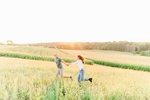 Fall engagement session in Middleton Wisconsin