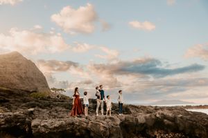 Oahu Family Photographer captures a family at Makapu'u in Hawaii.