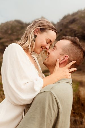 Oahu Family Photographer captures a family at sunset in Hawaii.
