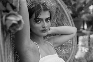 woman, senior, women, portraits, model, black and white, posing