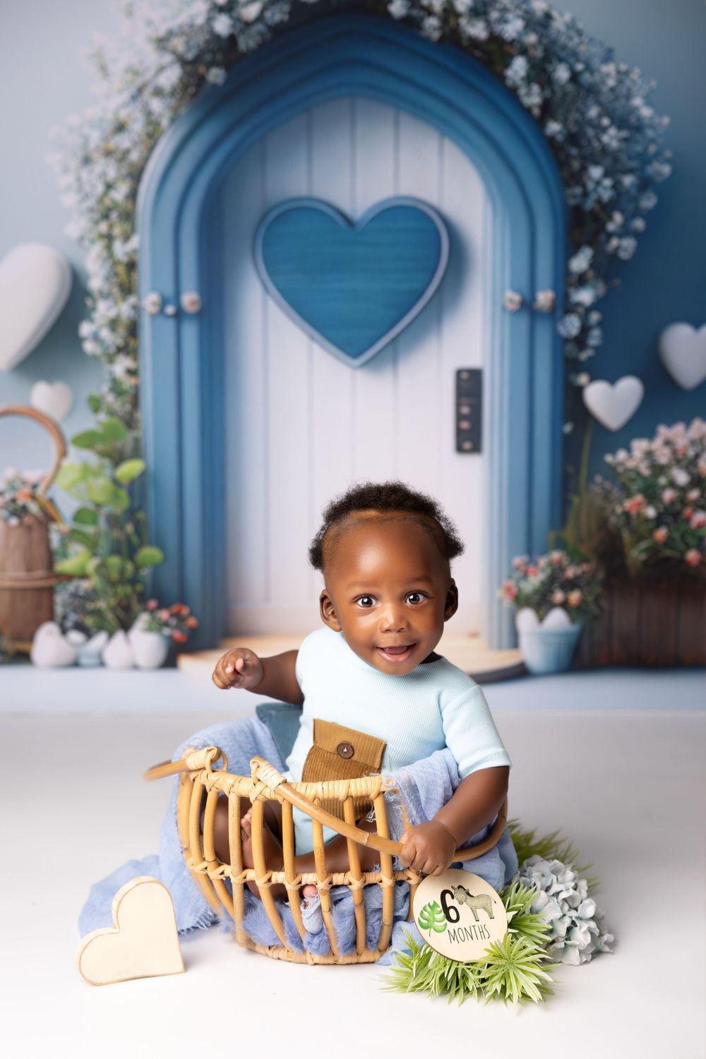 milestone toddler six months old photo