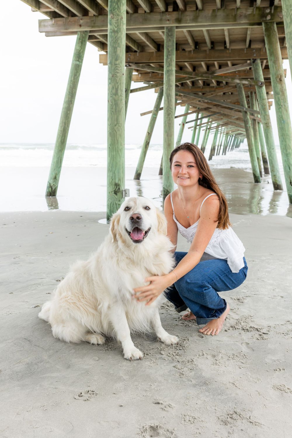 senior photos on Emerald Isle by Swansboro photographer Samantha Ann photography studio
