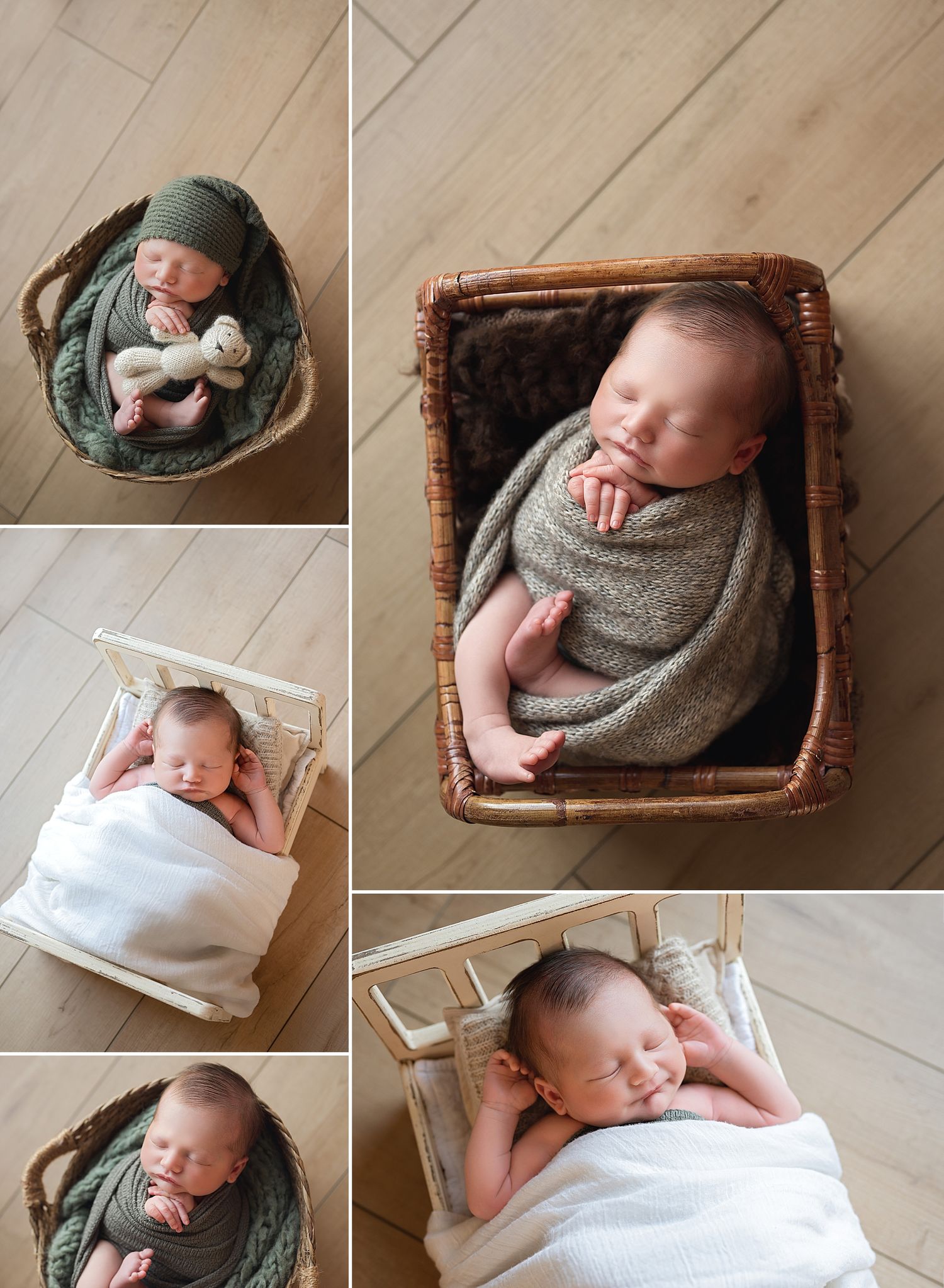 Posed newborn photos in home Pittsburgh