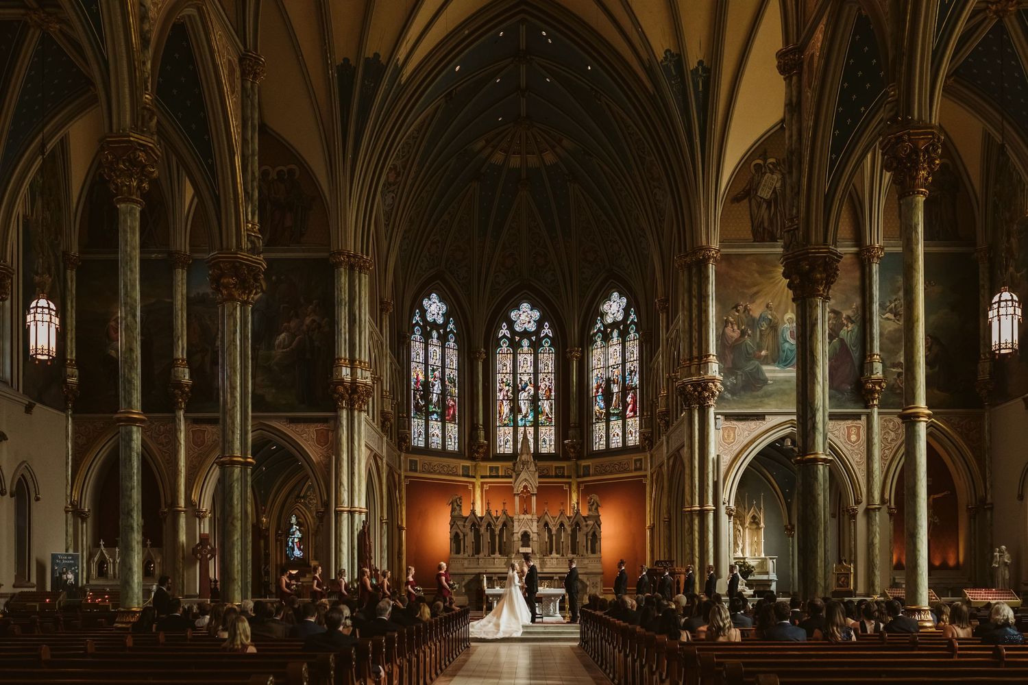 Savannah, GA wedding at Cathedral of Saint John the Baptist