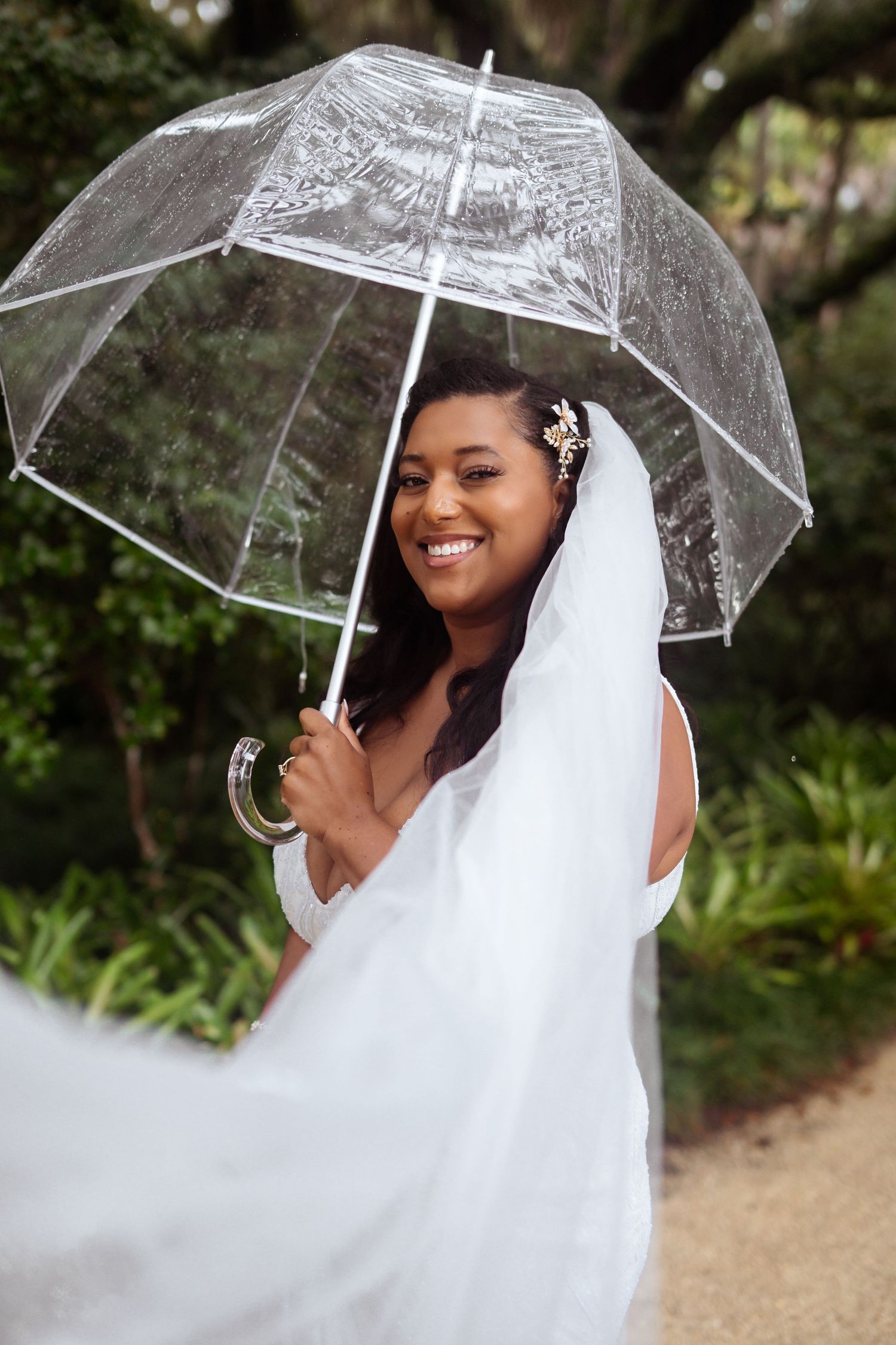 Washington Oaks Gardens State Park Wedding portraits in Palm Coast, Florida.