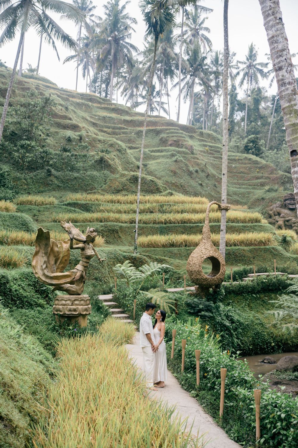 Romantic proposal at Alas Harum Ubud Bali