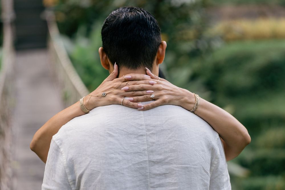 Engagement proposal photography at Alas Harum Ubud