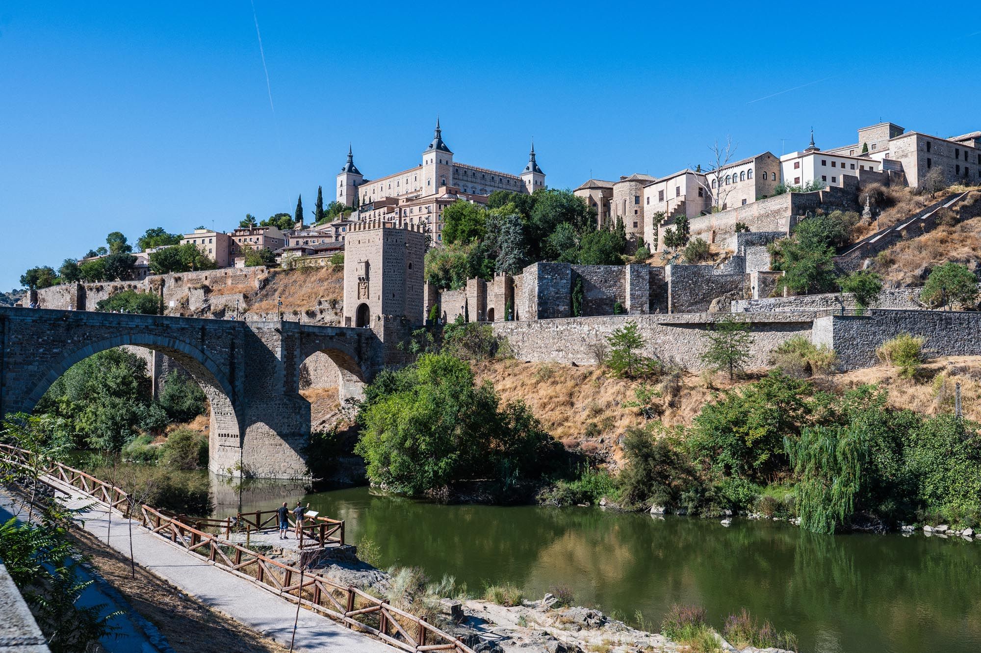 Puente de Alcantara bridge Toledo Spain