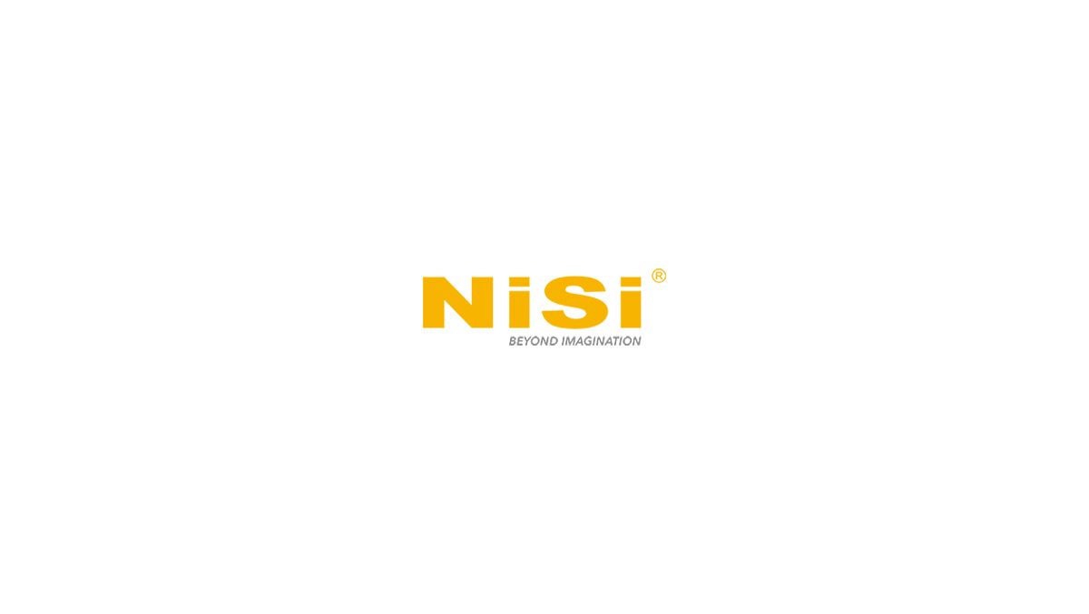 NiSi company logo in yellow text with professional photography branding.