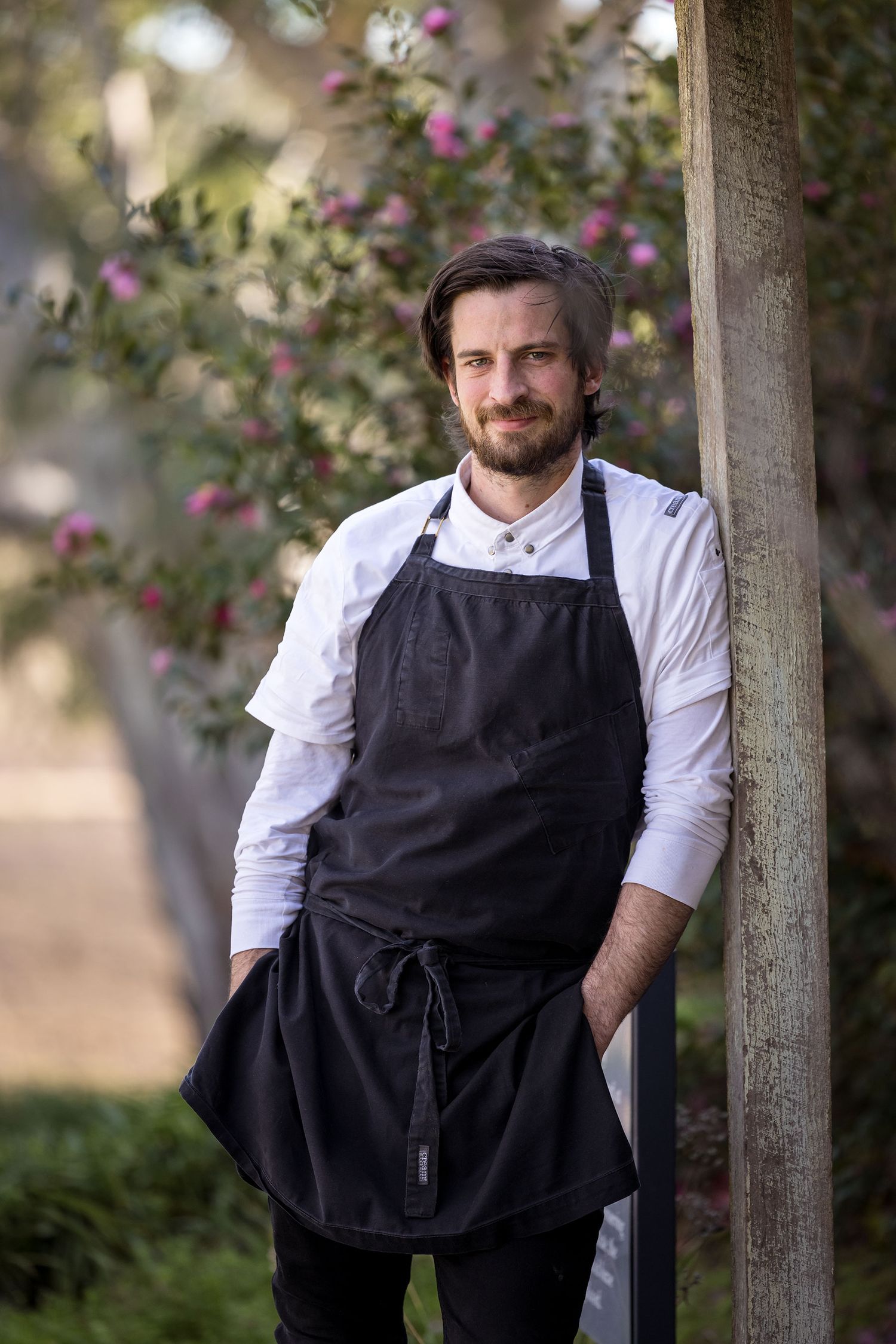 Head Chef Jack Cassidy at KIN located at All Saints Estate Winery.