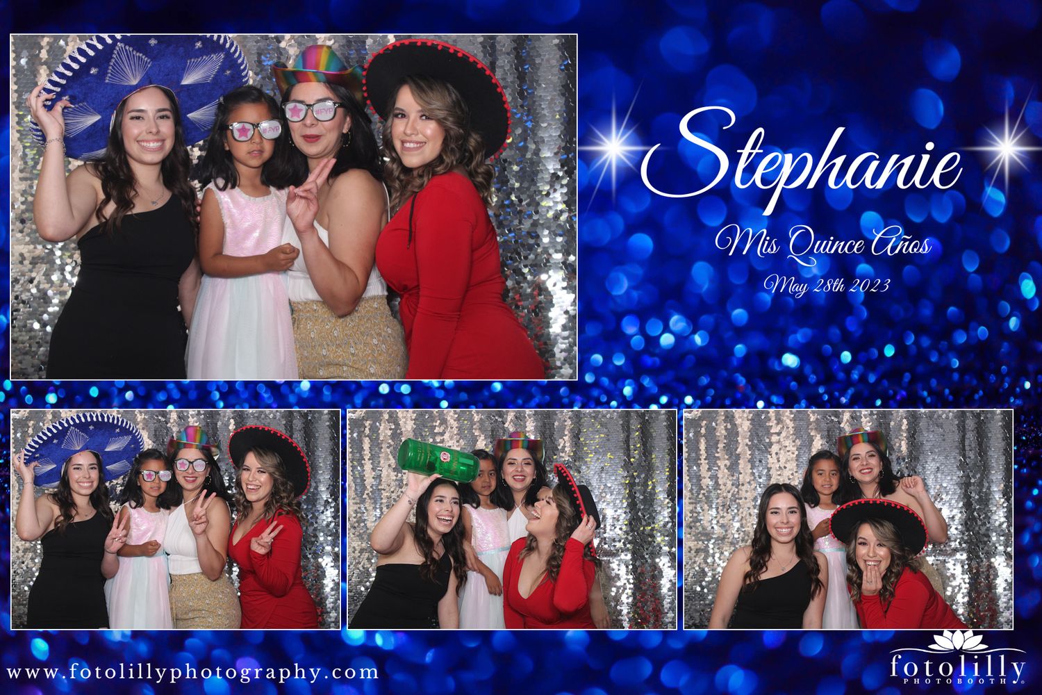 Mirror booth Fort Worth rental featuring premium Quinceañera photo booth with digital photo sharing and instant printed keepsakes today