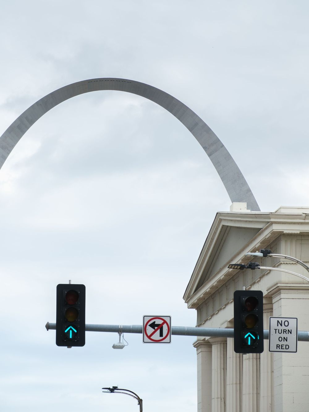 A view of the Gateway Arch in St. Louis, MO. June 14, 2026. Photo: David J. Manning.