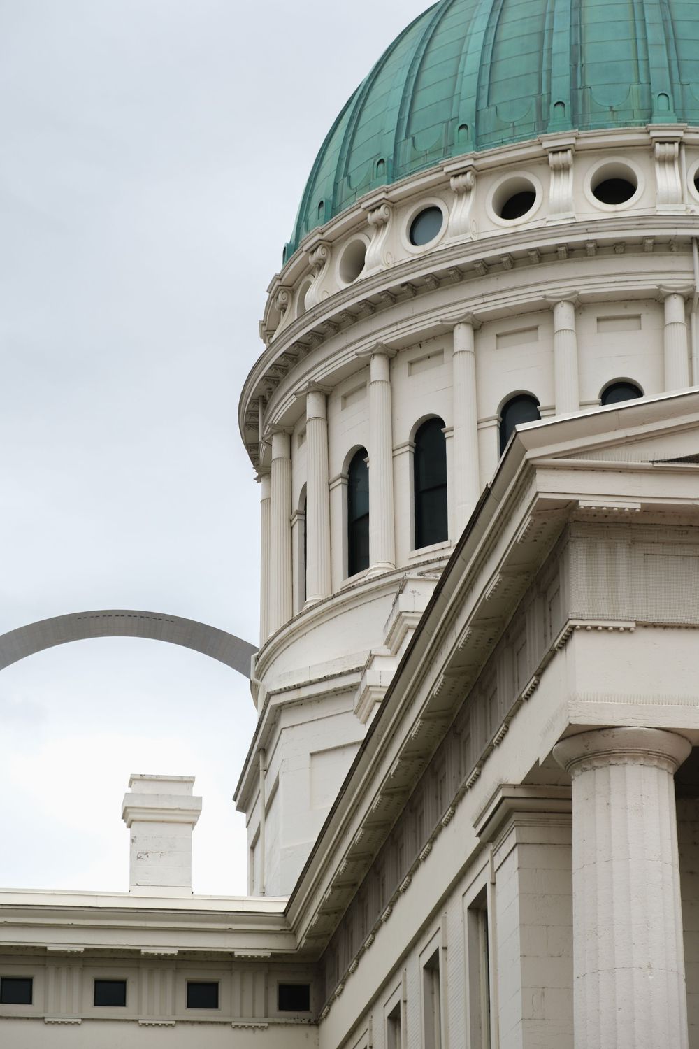 A view of the Gateway Arch in St. Louis, MO. June 14, 2026. Photo: David J. Manning.