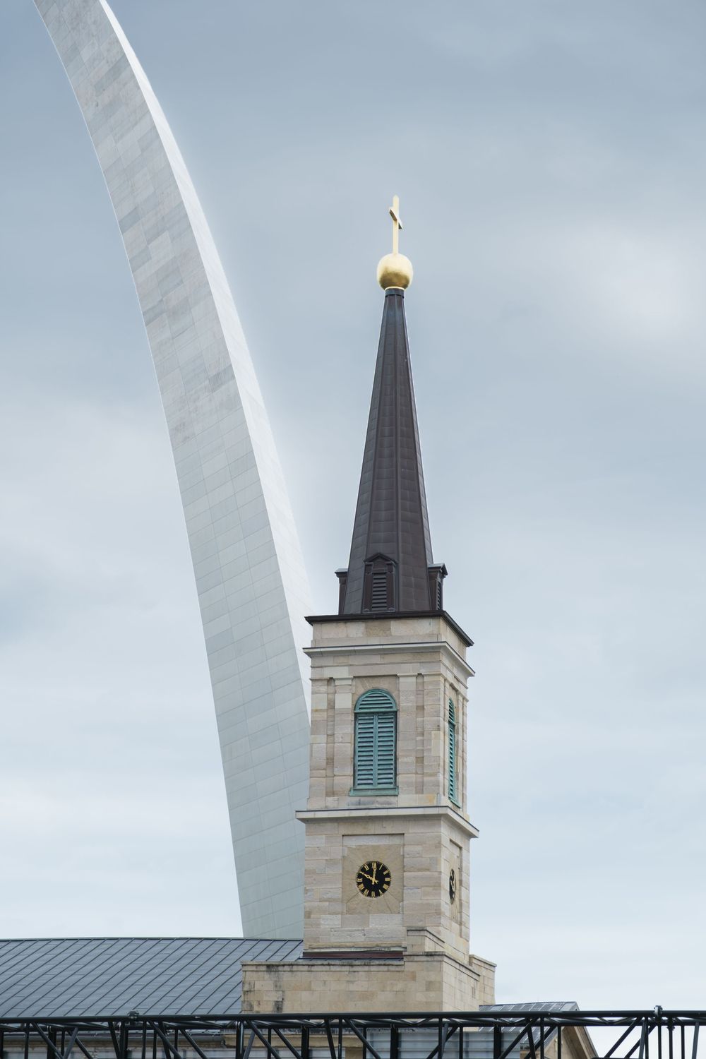 A view of the Gateway Arch in St. Louis, MO. June 14, 2026. Photo: David J. Manning.