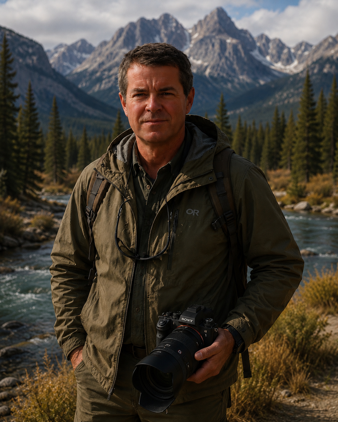 Steve Cole Photographer in the Mountains