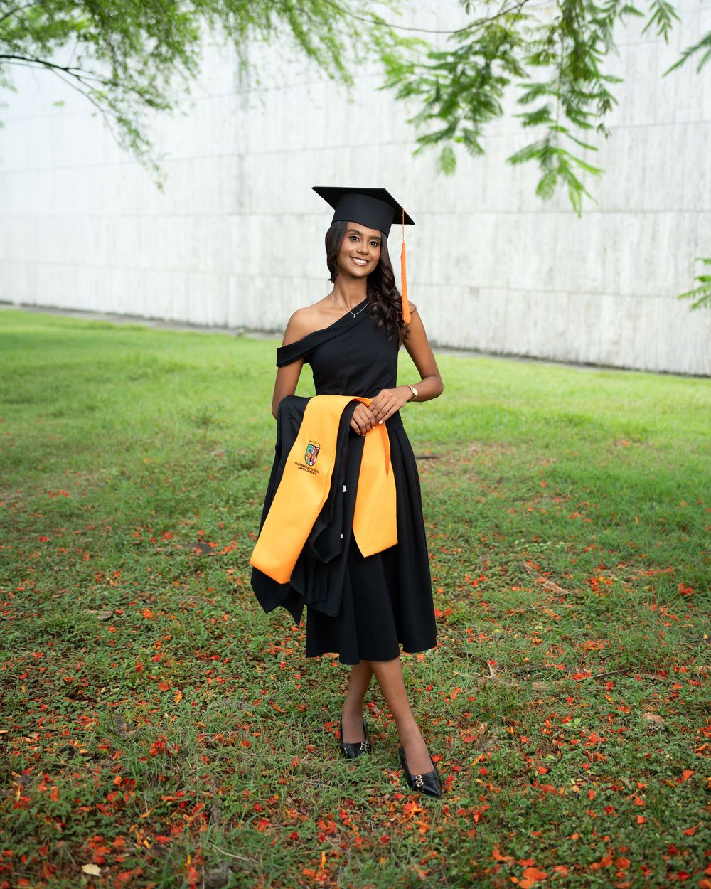 Fotografía de graduación universidad católica Santo Domingo exterior
