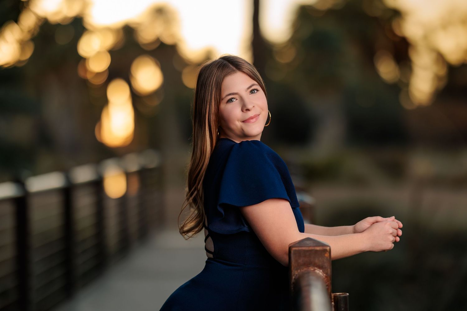 High school senior girl at Agua Caliente Park in tucson, arizona, photographed by Tucson Senior Photographer