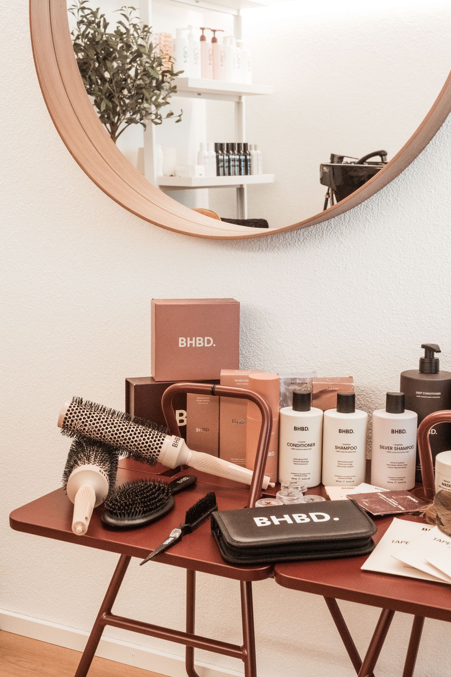 Tisch mit Produkten