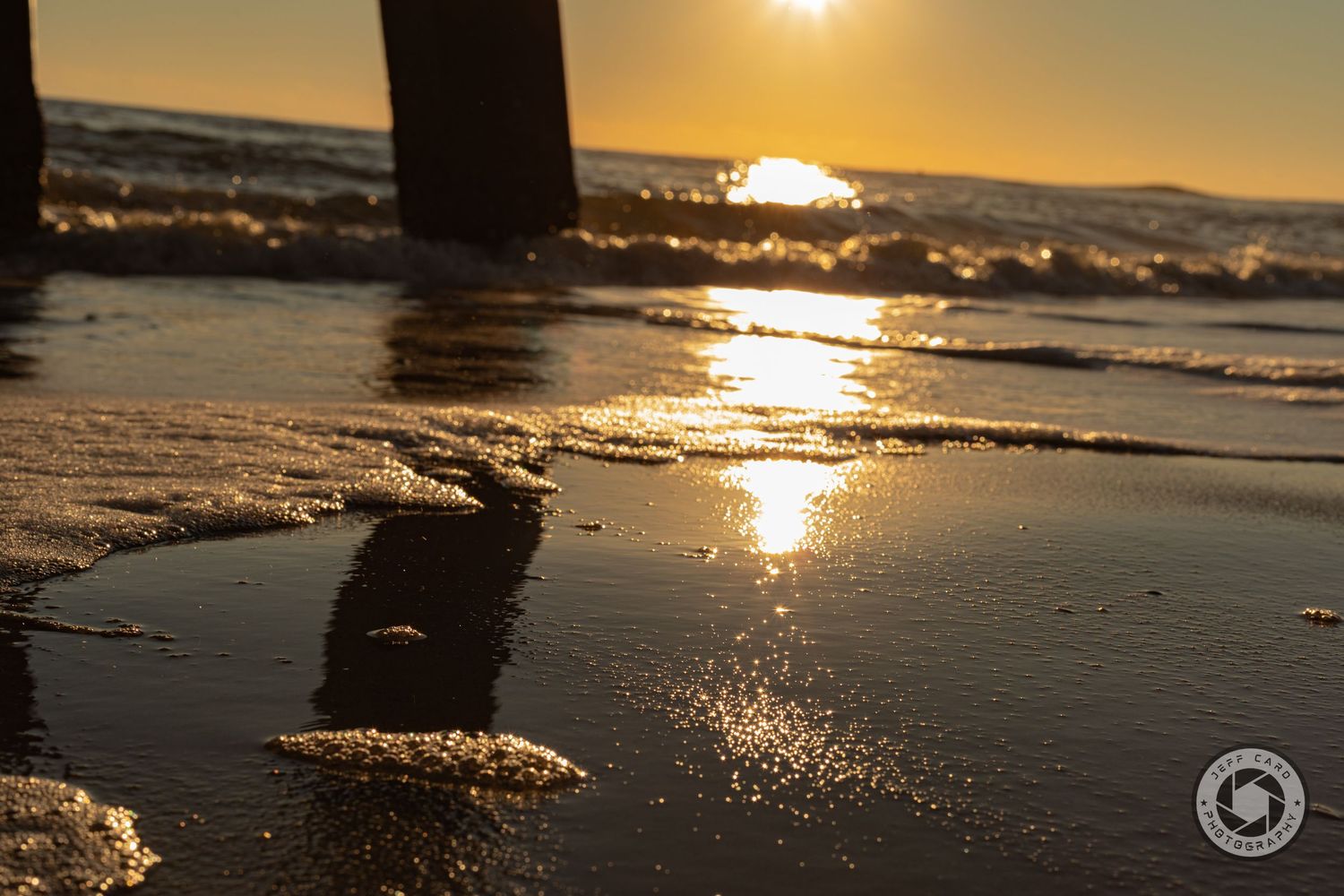 Golden hour got the beach blushing.