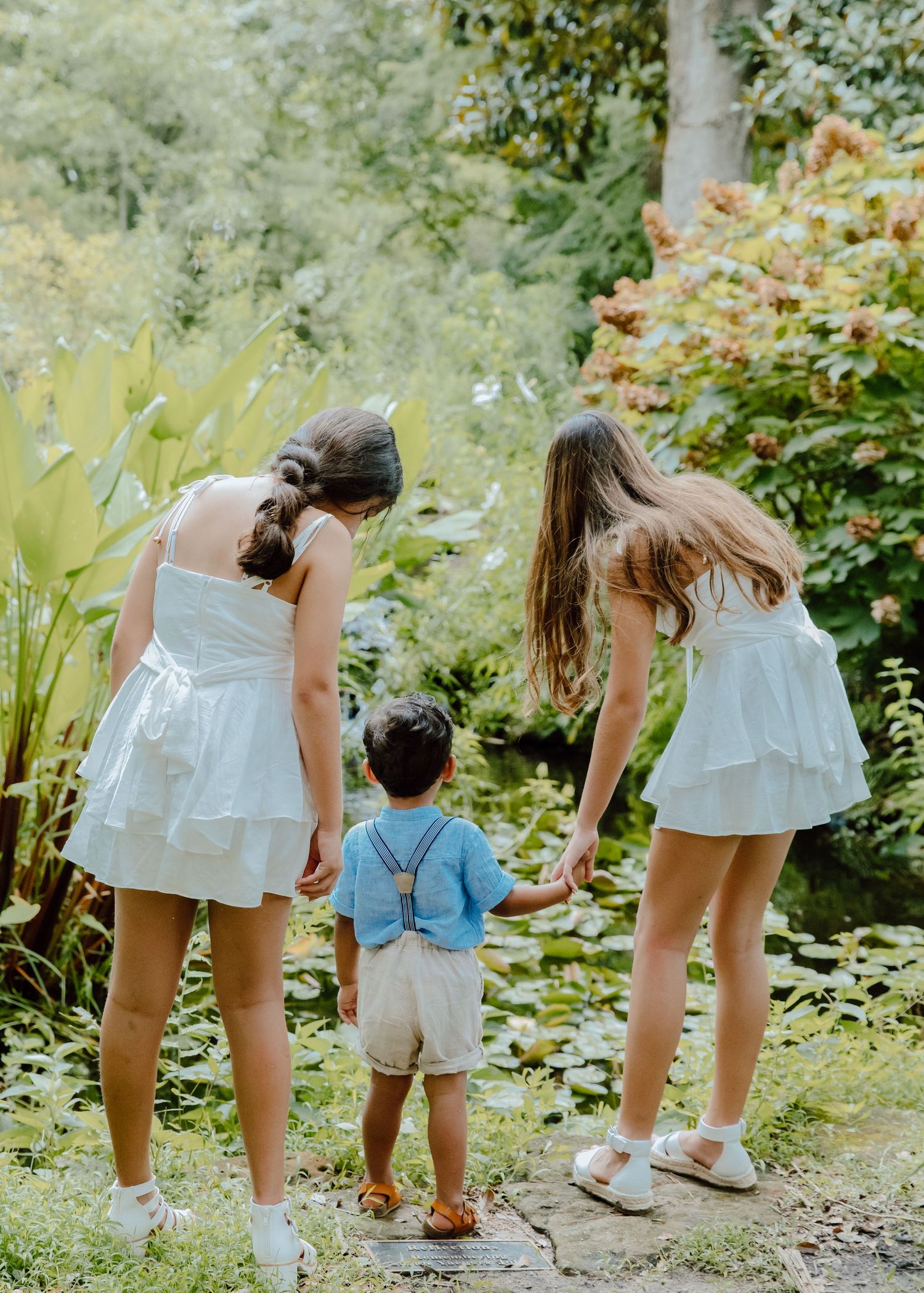 Family session in a New Orleans Plantation