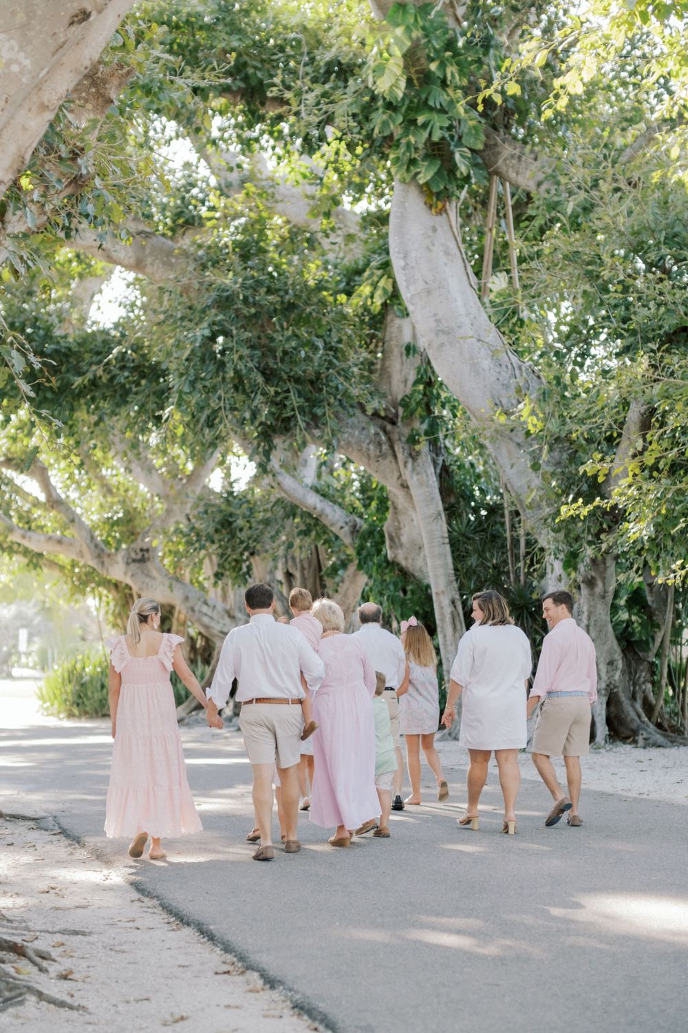 Extended family pictures on Banyan Street