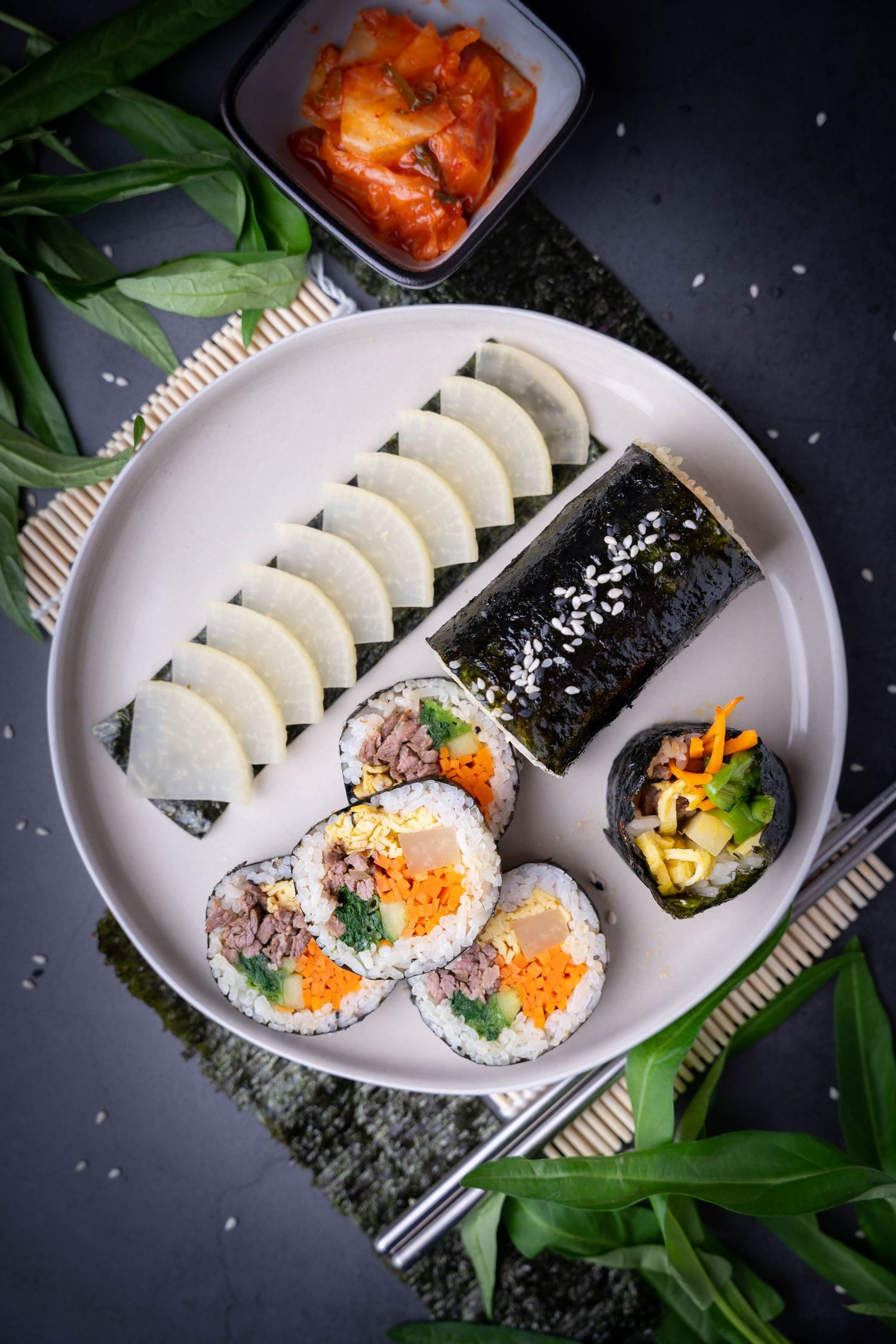 gimpbap, Cours de cuisine, atelier culinaire, recette asiatique, coréenne
