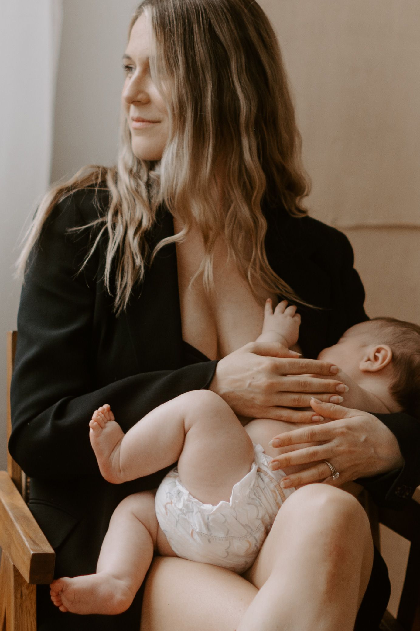 A candid motherhood photography session at Toronto's Casa Bona