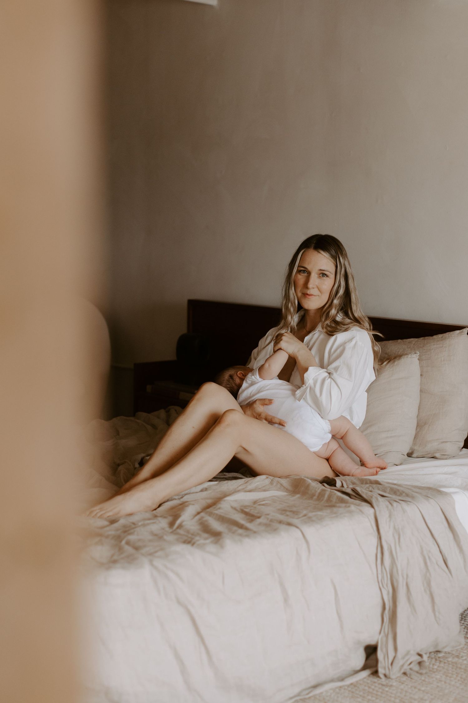 A candid motherhood photography session at Toronto's Casa Bona