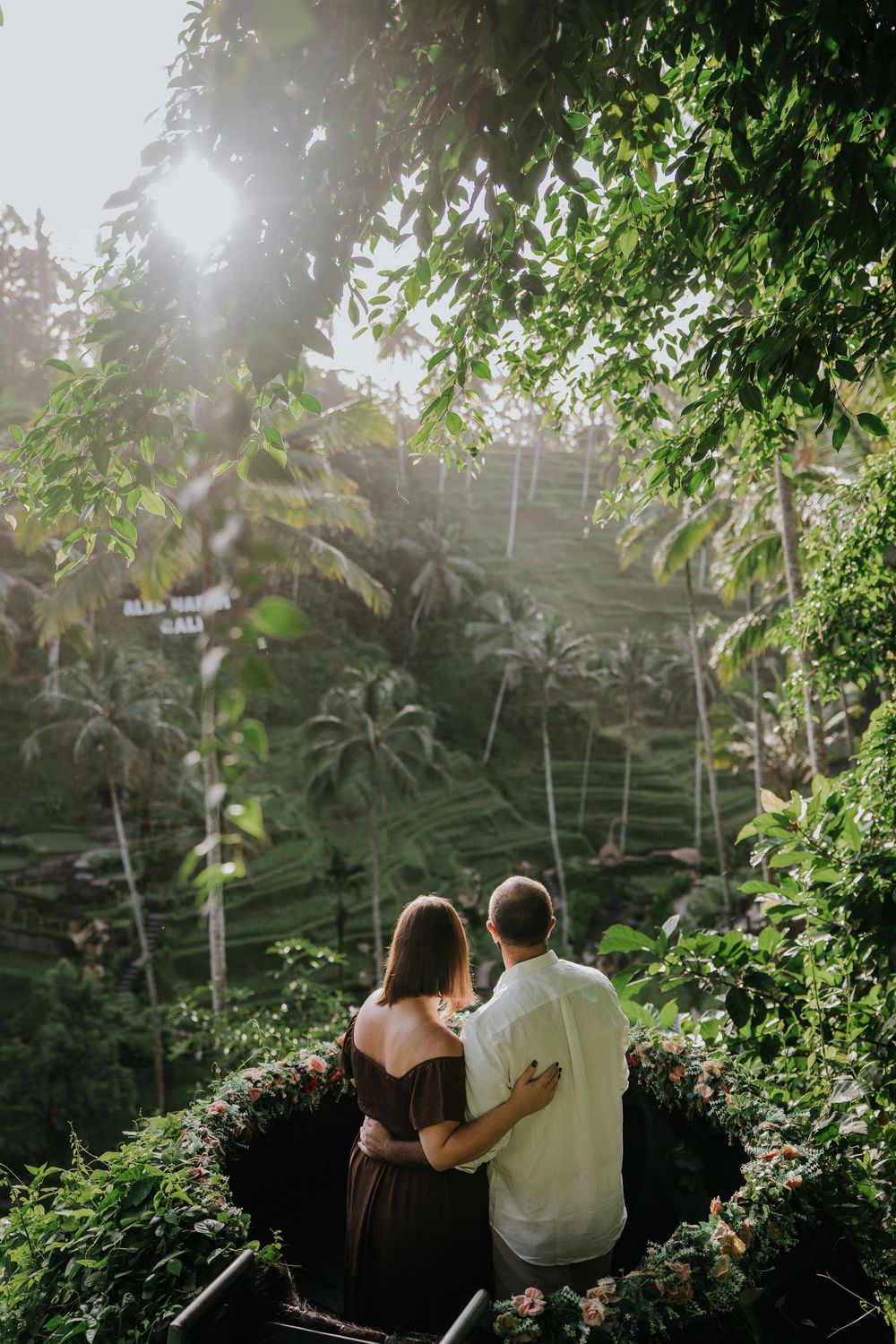 Rice field family photoshoot at Alas Harum Bali