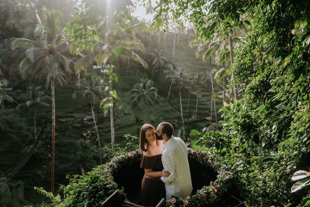 Rice field family photoshoot at Alas Harum Bali