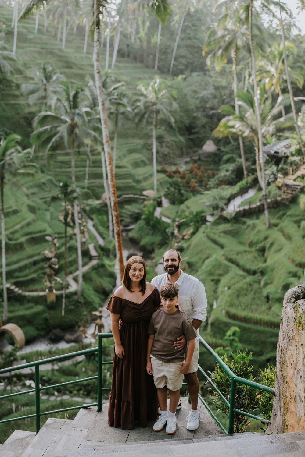Rice field family photoshoot at Alas Harum Bali