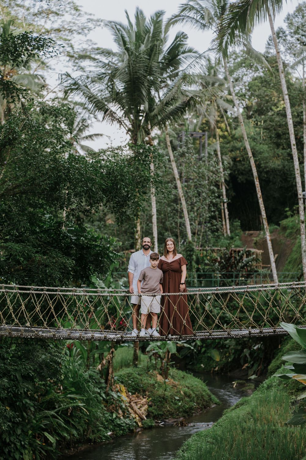 Rice field family photoshoot at Alas Harum Bali
