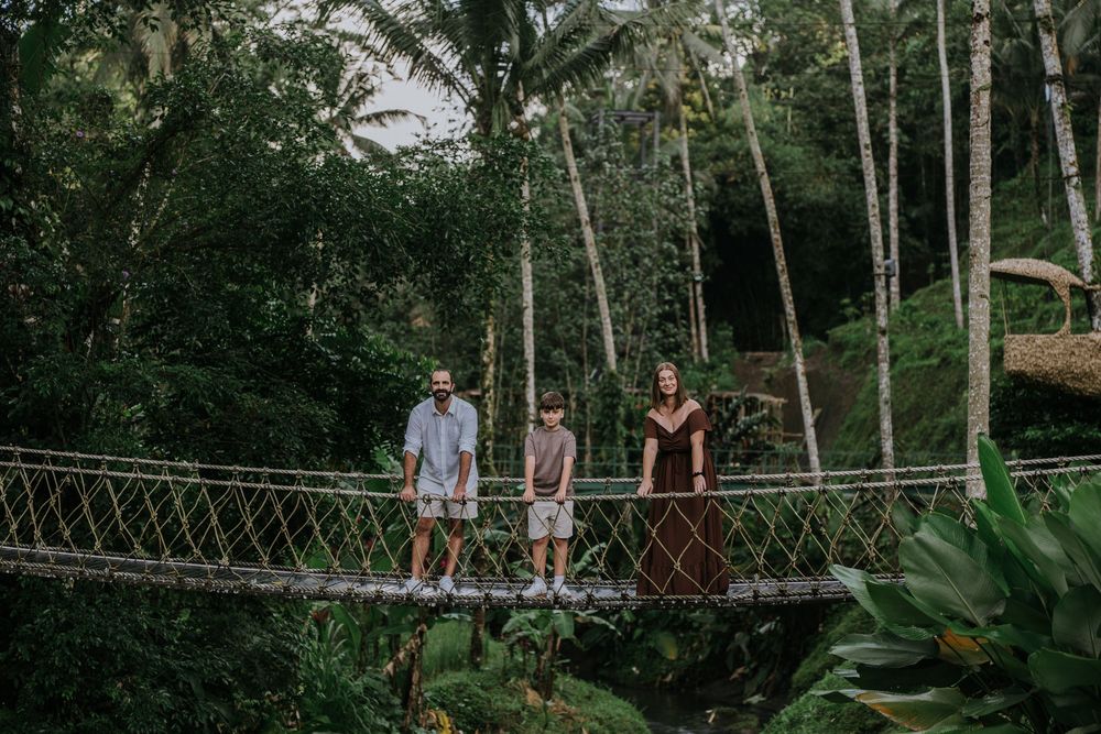 Rice field family photoshoot at Alas Harum Bali