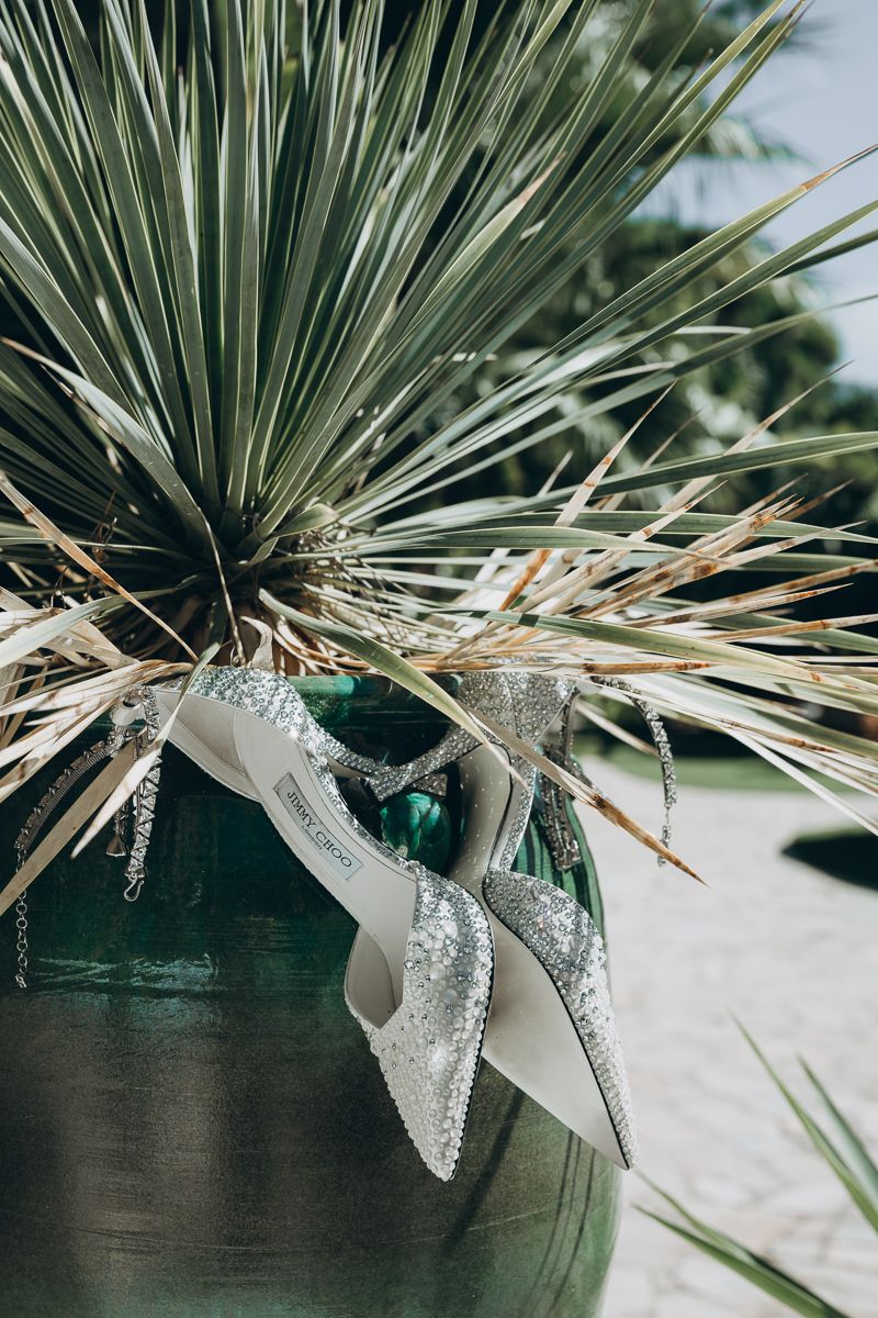 Wedding morning details in Barcelona