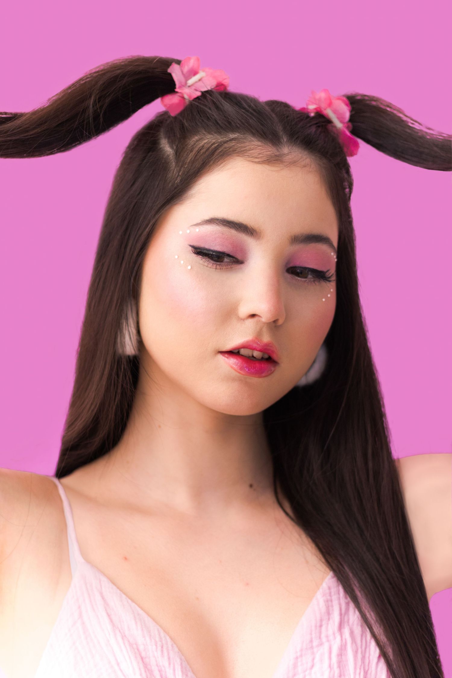 diva barbie pink themed photoshoot